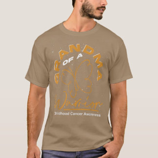 Grandma Butterfly Krebs Krieger Kinderkrebs T-Shirt