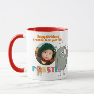  GRANDMA Christmas PHOTO Gift From Grandkids Mug Tasse