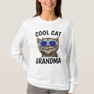 GRANDMA COOL CAT T - SHIRT T - SHIRT