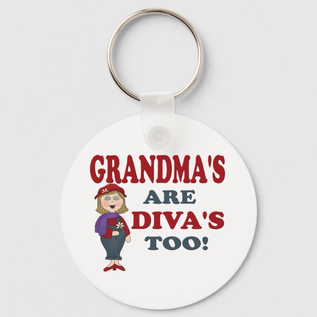 GRANDMA DIVA SCHLÜSSELANHÄNGER (Vorderseite)