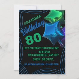GRANDMA Einladung zum Geburtstag