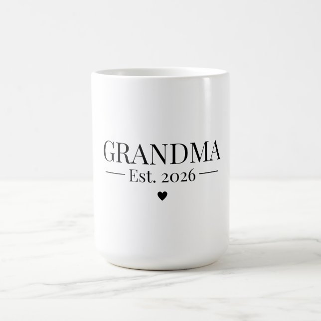 Grandma Established 2026 Kaffeetasse (Mittel)