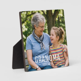 Grandma Established Photo  Fotoplatte