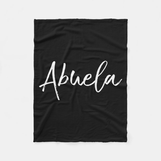 Grandma Gift In Spanish New Grandmother En Epañol  Fleecedecke (Vorderseite)