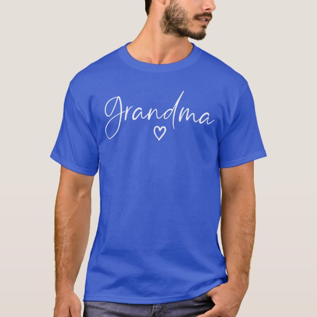 Grandma Gifts for Women Heart Mothers Day Grandma  T-Shirt (Vorderseite)