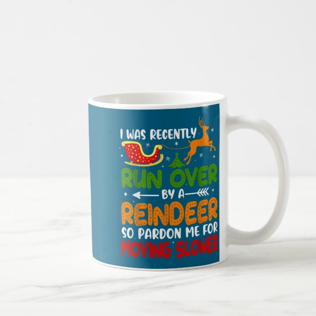 Grandma Got Run Over By A Reindeer Christmas So Pa Kaffeetasse (Rechts)