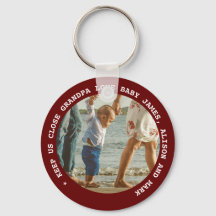 GRANDMA GRANDPA FOTO FAMILIE gibt Geschenke unter 