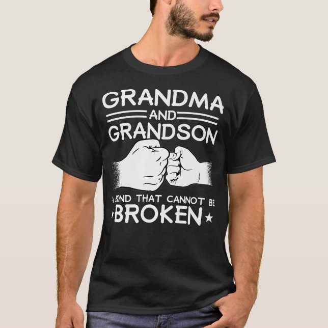 GRANDMA GRANDSON BOND KANN BROKEN FUSSBump T-Shirt (Vorderseite)