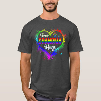 Grandma Hugs LBGT Herzrasenbogen Gay Pride T-Shirt