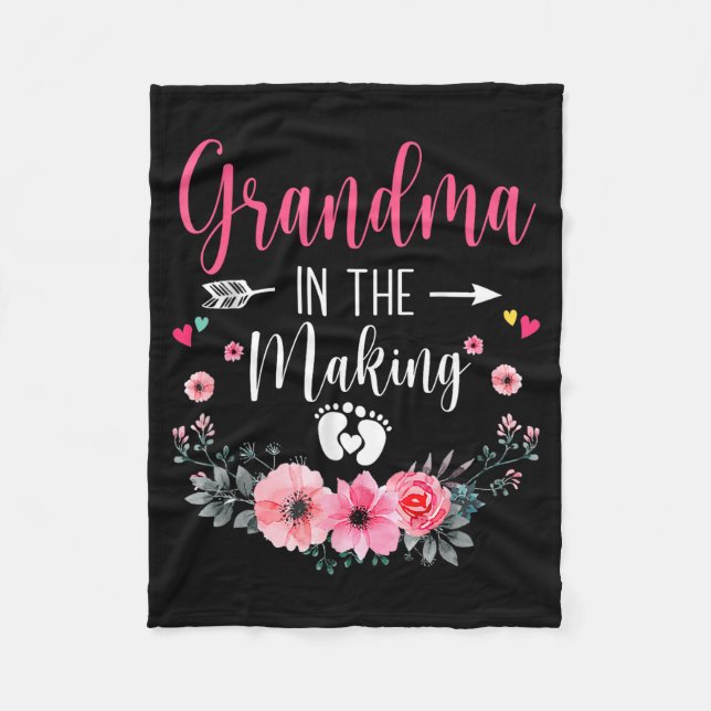 Grandma In The Making Vitro Fertilization Pregnanc Fleecedecke (Vorderseite)