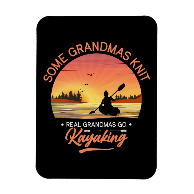 Grandma Kayakin Magnet (Vertikal)