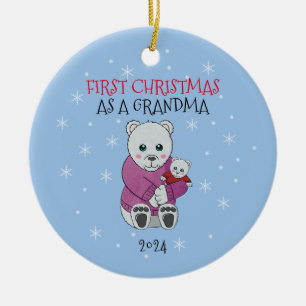 Grandma Keramik Ornament