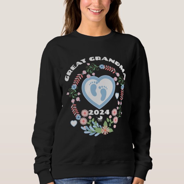 Grandma Loading 2024 Baby Grandchild Proud Grandma Sweatshirt (Vorderseite)