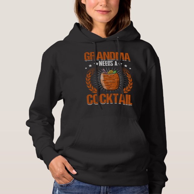 Grandma Needs A Cocktail Hoodie (Vorderseite)