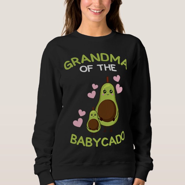 Grandma of the babycado avocado mamacado Guacamole Sweatshirt (Vorderseite)