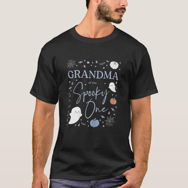 Grandma of the Spooky One First Birthday Boy 1st H T-Shirt (Vorderseite)