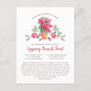 Grandma’s Favorite Christmas Recipe Feiertagspostkarte