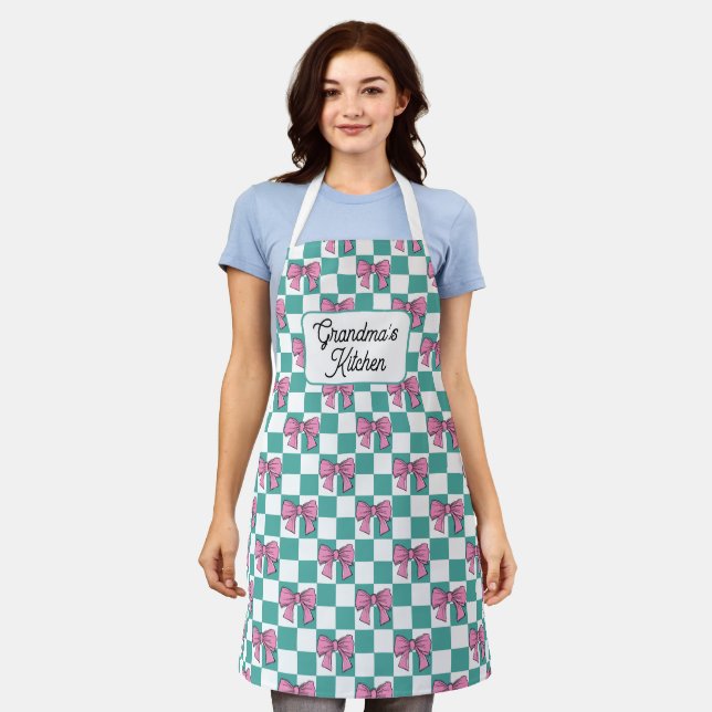 Grandma’s Kitchen Apron |Personalised Grandma Cool Schürze (Getragen)