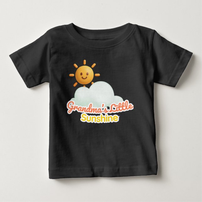 Grandma’s Little Sunshine Baby T-shirt (Vorderseite)
