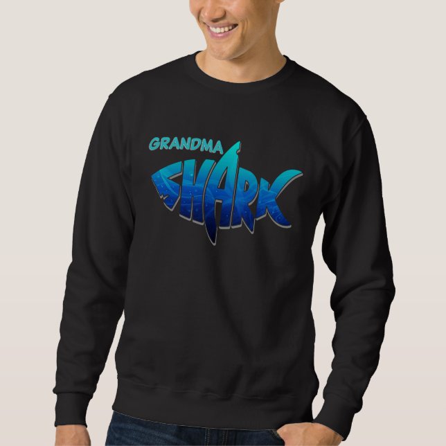 Grandma Shark  for Women Family Matching Mother's  Sweatshirt (Vorderseite)