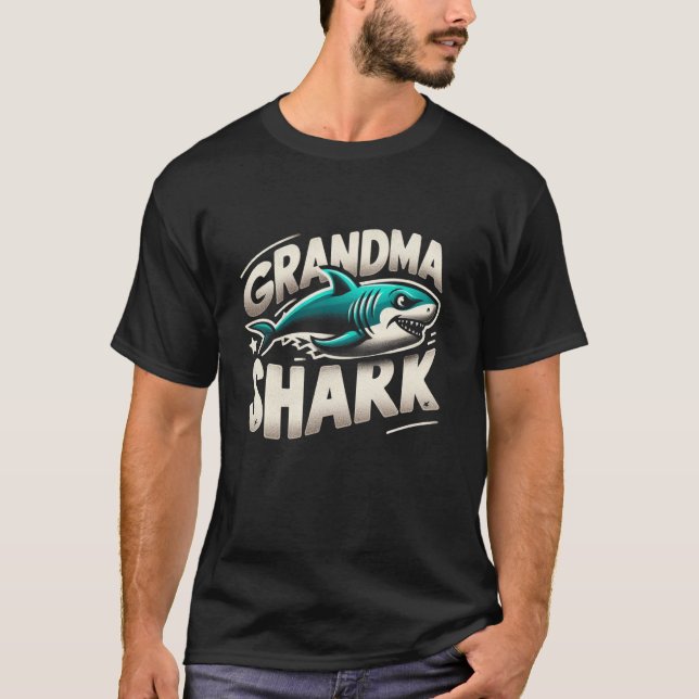 Grandma Shark Funny Shark Matching Family for Wome T-Shirt (Vorderseite)