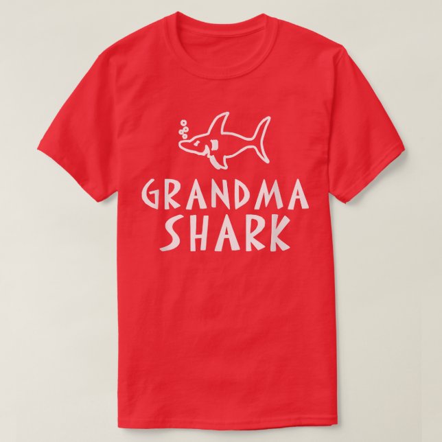 Grandma Shark  T-Shirt (Design vorne)