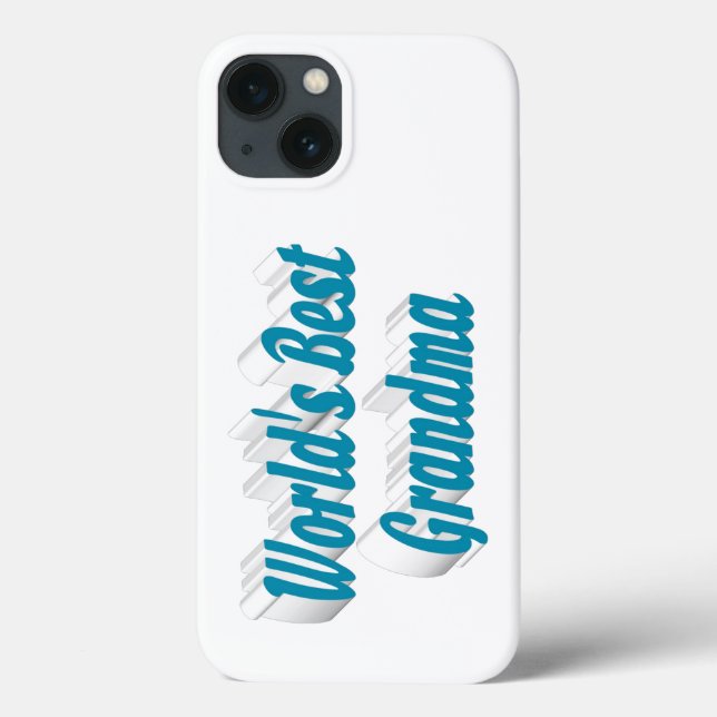 Grandma sky blue typography  Case-Mate iPhone hülle (Rückseite)