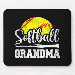 Grandma Softball Player Game Day Mother#39; #39;s Mousepad