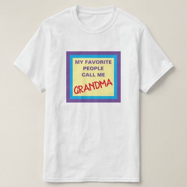 GRANDMA T-Shirt (Design vorne)