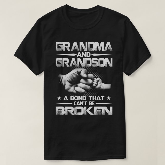 GRANDMA und GRANDSON eine Anleihe, die nicht zerbr T-Shirt (Design vorne)
