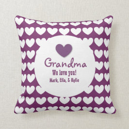 GRANDMA Wir Liebe Sie mit Herz und Gesicht C03 Kissen