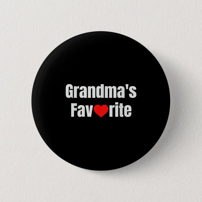 Grandma's Favorite  Button (Vorderseite)