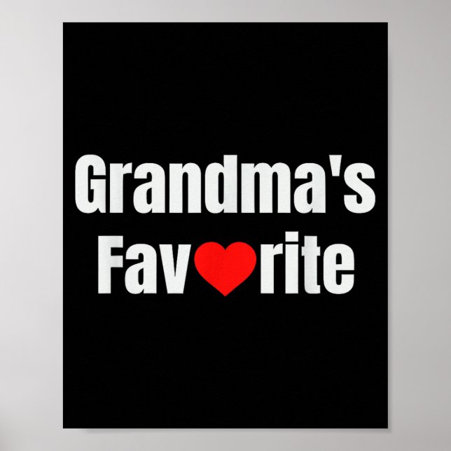 Grandma's Favorite  Poster (Vorne)