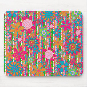 Grandmas Garden Blume Mousepad