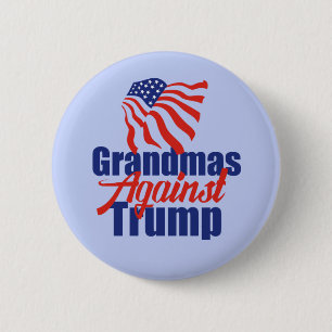 Grandmas gegen Trump Button