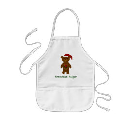 Grandma's Helper Christmas Apron - Kids' Apron Kinderschürze