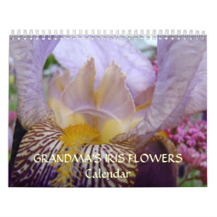 GRANDMAs IRIS-BLUME-Kalender gibt Ire Kalender