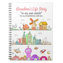 Grandmas Journal zur Aufzeichnung des Lebens von G Notizblock