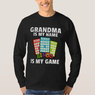 Grandmas Lucky Bingo  Player  Love Caller Card T-Shirt