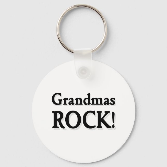Grandmas ROCK! Schlüsselanhänger (Vorderseite)