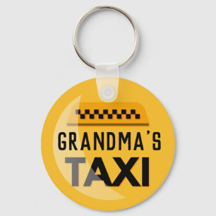 Grandma's Taxi Keychain Schlüsselanhänger