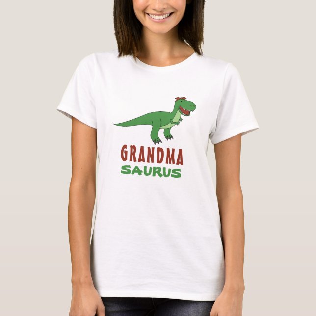 Grandmasaurus Dinosaur T-Rex Dino Nana Grandparent T-Shirt (Vorderseite)