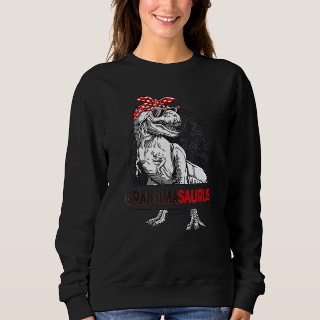 Grandmasaurus Rex Dinosaurier Oma Saurus Mutter's Sweatshirt (Vorderseite)