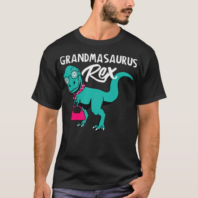 Grandmasaurus Rex T ranch Western T-Shirt (Vorderseite)