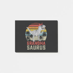 Grandmasaurus T Rex Dinosaur Oma Saurus Familie Post-it Klebezettel