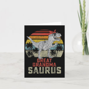 Grandmasaurus T Rex Dinosaurier Great Oma Saurus Karte
