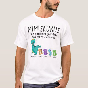 Grandmasaurus und Kinder Personalisiertes Shirt