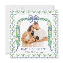 Grandmillenial Coastal Blue Chinoiserie Ein Foto