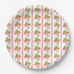 Grandmillenial erdbeerrosa süß trendy pappteller