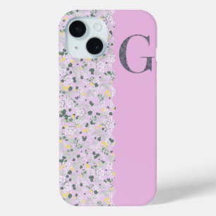 Grandmillenial MONOGRAM G LILAC KLEINE BLUME Case-Mate iPhone Hülle